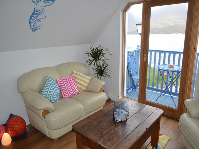 sea views from the lounge and balcony
